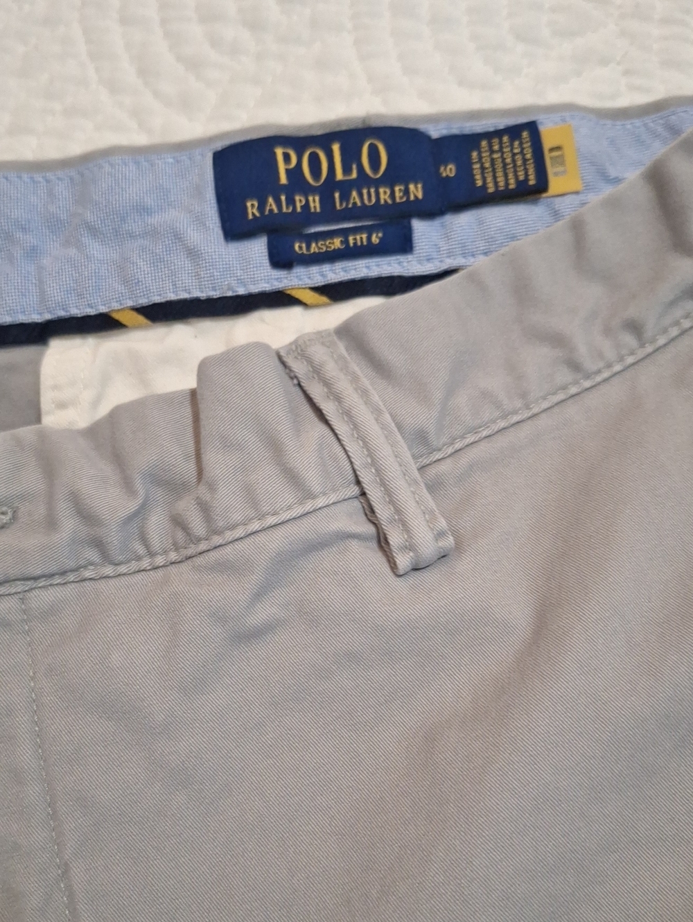 Polo by Ralph Lauren Classic Fit Light Gray Men’s Chinos